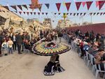 Palestinians celebrate breaking the fast during the Muslim holy month of Ramadan in Gaza City, Gaza Strip, on March 6.