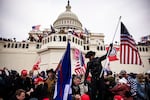 Pro-Trump supporters storm the U.S. Capitol following a rally with then-President Donald Trump on January 6, 2021 in Washington, D.C.