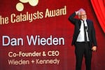 Dan Wieden, CEO, Wieden and Kennedy, is seen at the 2011AdColor Award Show on Saturday September 17, 2011 in Beverly Hills, California.