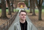 Nick Koenig, a University of Idaho doctoral student who teaches in climate change and sociology, poses for a photo on Thursday, Dec. 12, 2024, on campus in Moscow, Idaho. 