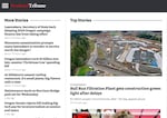 A screenshot of the Portland Tribune website, June 25, 2025. The 24-year-old media outlet owned by Carpenter Media Group, will cease print publication starting next week and continue as an online-only newspaper.