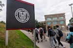 Students walk on the campus of Cornell University on Wednesday in Ithaca, N.Y.