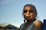 Bernice Jim, 83, attends the Pi-Ume-Sha celebrations in Warm Springs with her family. The event, also known as Treaty Days, celebrates the Treaty of 1855, executed between The Wasco and Warm Springs Tribes and the United States.