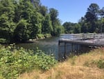 The city of Salem's drinking water intake on the North Santiam River.