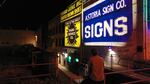 Portland artist Craig Winslow uses projected light to temporarily resurrect dozens of “ghost signs,” the faded ads painted on the sides of historic buildings. Thumbnail used for Oregon Art Beat bio on Craig Winslow. Producer Eric Slade.