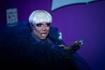 Diaz's alter ego, Vashai Avionce. Diaz remembers seeing RuPaul perform on the Arsenio Hall show when she was younger "and I just thought to myself, 'Wow! Can I do this?'"