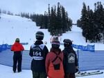 Skiers gather at Mt. Hood Meadows on Jan. 20, 2024. High school skiers from Portland had less time training for races this season because of the weather. 