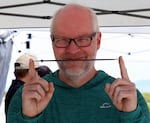 Alan Case proudly shows the arrow he made in his garage that set the new national record in August 2025 during official competition at Smith Creek Dry Lake Bed in Nevada. His arrow went 2043.1 yards or about 1.16 miles, breaking a record that had stood since 1971.