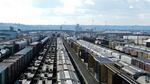 The view from the BNSF Railway rail yard in Spokane. 