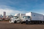 Daimler's eCascadia and the eM2 are two of the first electric semi-trucks to hit the highways.