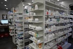 Prescription drugs sit ready to be distributed to patients at 986 Pharmacy, an independent pharmacy in Alhambra, California. 