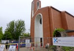 The outside of St. Joseph Catholic Church in Salem, Ore. on May 18, 2025.