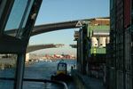 Western Towboat pulls freight barges for Alaska Marine Lines, the dominant cargo hauler to Southeast Alaska. The trickiest part of the journey is at the very beginning when the freight barges must pass the bridges at the mouth of the Duwamish Waterway.