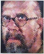 Chuck Close (American (b. 1940)) Self-Portrait, edition 18/80, 2000 111-color silk screen