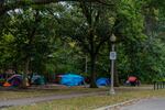 Some residents in the surrounding community have expressed frustration about an encampment that formed in Gompers Park on Chicago's northwest side.