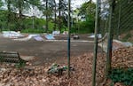 Members of the community converted the existing Creston Park tennis courts into a skatepark, seen April 21, 2025. According to the Portland Parks & Recreation webpage, a covered skatepark is planned for Creston Park, with the completion date anticipated in Spring 2026. 