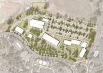 An Illustrative Site Plan of OSU — Cascades in Bend.
