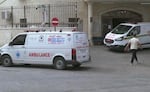 This image taken from an Associated Press video shows Aysenur Eygi's body being transported through the Rafidia Surgical Hospital, where she was taken after after witnesses say she was fatally shot by Israeli soldiers, Sept. 6, 2024, in the West Bank city of Nablus.