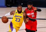 Blazers lose to Lakers.