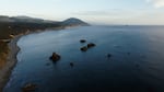 An undated photo of the bay at Port Orford, south coast of Oregon. The state regulates ocean uses along the full length of the coastline from the shore to 3 nautical miles offshore.