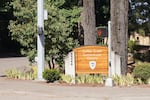 The entrance of Coffee Creek Correctional Facility in Wilsonville, Oregon’s only women’s prison. A new federal appeals court ruling weighs in on a case related to the placement of transgender women in Oregon prisons, including in Coffee Creek.