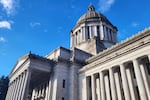 The Washington Legislative building on Jan. 19, 2024.