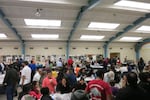 About 200 people - mostly Latino parents - attended a Spanish-language meeting at Portland's Madison High School, Nov. 17.