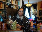 Dr. Eleanor Traylor at her home in Washington, D.C. Traylor is a retired professor at Howard University and was friends with literary giants including James Baldwin.