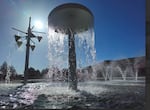 A provided photo of the splashpad at the newly renovated and reopened Kah-Nee-Ta Hot Springs Resort in Warm Springs, Ore., June 26, 2024.