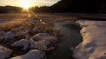 Winter Dawn on Hosmer Lake