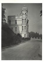 An undated historical photo of Piggott's Castle in Portland, Ore.
