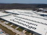 Some 4,300 production and maintenance workers at this Volkswagen automobile assembly plant in Chattanooga, Tenn., are voting this week on whether to join the United Auto Workers union.