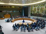 The Security Council meets before voting on a resolution concerning a cease-fire in Gaza at United Nations headquarters on Tuesday. The resolution was vetoed by the U.S.