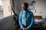 Ibrahim Kargbo of the national Drug Law Enforcement Agency in his office in central Freetown, Sierra Leone. Kargbo's agency is faced with an exponential increase in drug use in the country, but has limited means to address it. The agency's entire budget is barely $50,000.