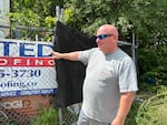 Eric Rasecke, a retired police officer in Greensboro, N.C., says he used to patrol the neighborhood where Ryan Routh lived and worked for years, citing him countless times for everything from traffic stops to possessing a stolen vehicle that Rasecke had found in this fenced-in storage area.