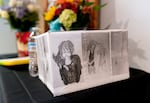 Sarah Zuber’s drawing decorate donation boxes at the Sarah Zuber Memorial Scholarship Foundation fundraiser in St. Helens, March 15, 2025. Over $6,000 was donated at this event, part of an annual scholarship to support home school and high school graduates interested in the arts. 