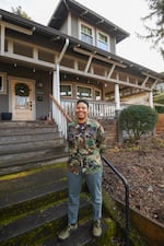 In this provided photo, Ebony Frison, Portlander and U.S. Air Force veteran, poses for a headshot.