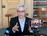 FILE: Oregon Gov. Tina Kotek speaks during a news conference, May 17, 2023, in Salem, Ore.