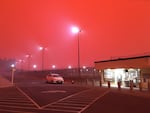 The Oregon State Correctional Institution near Salem, Ore., on Sept. 8, 2020. The prison was one of the prisons evacuated because of wildfires.