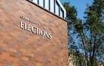 exterior of an elections office