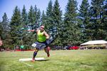 Heavy athletics is but one of many attractions at the Portland Highland Games.