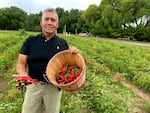 Fidel Martinez raises a quarter-acre of chile at his ancestral home in Chimayo, but he only gives it away to family and friends.