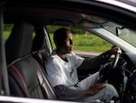 Farhan Badel, an Uber/Lyft driver and MULDA organizer, in Apple Valley, Minn., on May 25. 