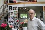 Henk Pander in his home