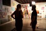 Portland2016 included an installation of work by over 100 artists curator Michelle Grabner visited. 