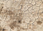 cracks in dry earth