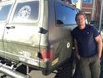 Darryl Ivy stands next to his truck in Tualatin, Oregon. Ivy worked for Applebee Aviation for nearly a month after quitting and releasing hundreds of photos and videos while alleging wrongdoing in aerial herbicide spraying on private forests in Oregon.