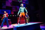 L-R: Aida Valentine as Small Alison, Karsten George as Christian Bechdel and Theo Curl as John Bechdel in "Fun Home" at The Armory.