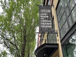 The outside of the Oregon Jewish Museum and Center for Holocaust Education in Portland, Ore. on Aug. 3, 2025.
