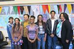 Members of David Douglas High School's Black Student Union have spoken out against changing the contractor for the Schools Uniting Neighborhoods program at the school to an African-American specific contractor. From left: A'Davionna Brooms, Dezjiana Wright, Dawie Sado, Kehinde Timothy, Amaka Agum, Martin Warren, and African-American student liaison and BSU advisor, Etema Banks.